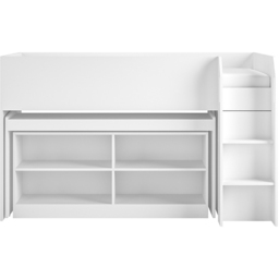 Flair Aiden Single White Cabin Bed Mid Sleeper - Wilko - thumbnail 4