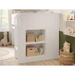 Flair Aiden Single White Cabin Bed Mid Sleeper - Wilko - thumbnail 5