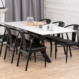 Florence Heaven Ceramic 8 Seater Dining Table White - Furniture To Go - Wilko
