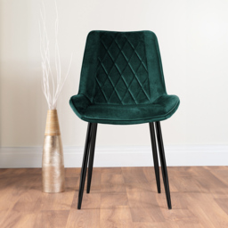 Furniturebox Copeland Cesano Marble Effect 4 Seater Dining Set White Green and Black - Wilko - thumbnail 5