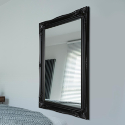 MirrorOutlet Hamilton Black Shabby Chic Wall Mirror 91 x 66cm - Wilko - thumbnail 3