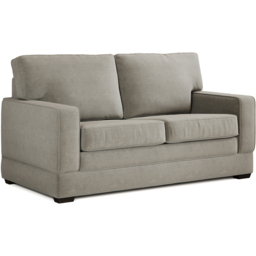 Jay-Be Urban 2 Seater Brushed Twill Smoke Sofa Bed with e-Pocket Mattress - Grey - Wilko - thumbnail 3