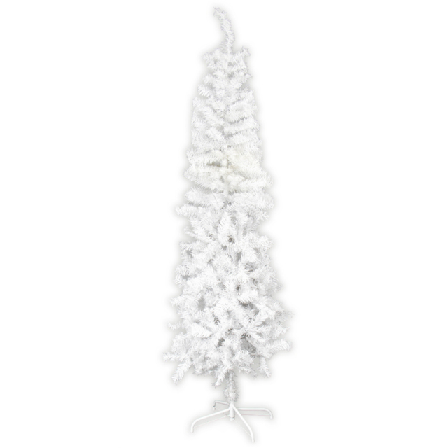 The Christmas Workshop White Slim Line Christmas Tree 6ft - Wilko - image 1