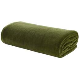 Deyongs Khaki Snuggle Touch Throw 140 x 180cm - Brown - Wilko - thumbnail 1