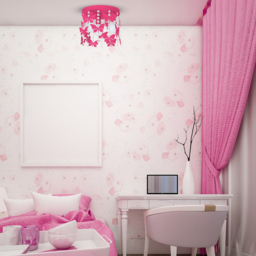 Milagro Angelica Hot Pink Ceiling Lamp 230V - Size: 30 x 30 x 28cm - Wilko - thumbnail 6