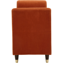 GFW Genoa Russet Brown Upholstered Window Seat With Storage - Size: 41 x 107 x 58cm - Wilko - thumbnail 6
