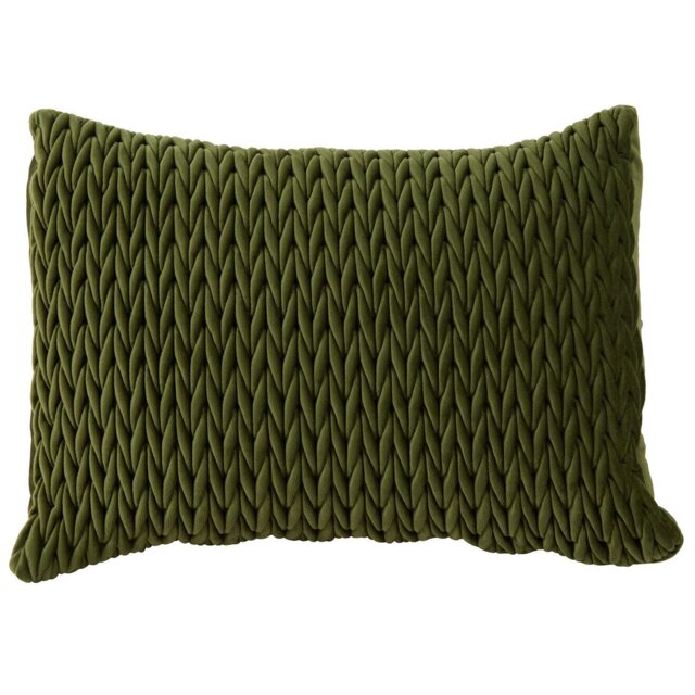 Divante Anya Cushion - Olive - Size: 50 x 30cm - Wilko - image 1