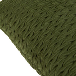 Divante Anya Cushion - Olive - Size: 50 x 30cm - Wilko - thumbnail 5