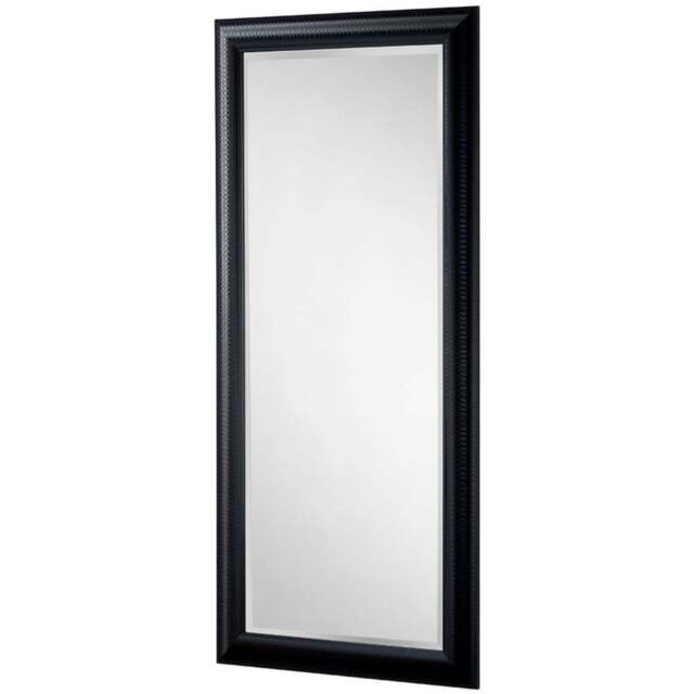 Yearn Black Textured Full Length Mirror 168 x 77cm - Wilko - image 1