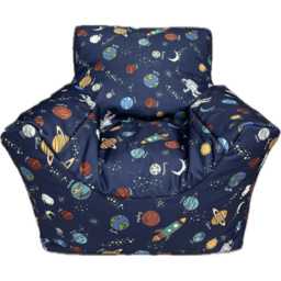 Kaikoo Space Print Funzee Bean Bag Chair - Blue - Wilko - thumbnail 4