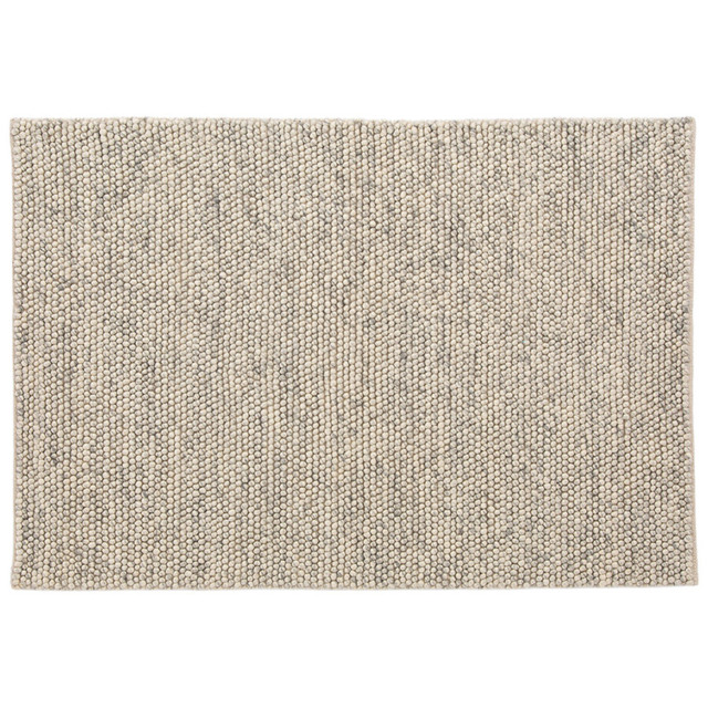 Esselle Home Delilah Cream Mottled Wool Pebble Rug 200 x 290cm - Wilko - image 1