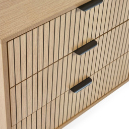 Julian Bowen 6 Drawer Warm Wood Storage Chest - Brown - Wilko - thumbnail 6