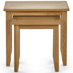 Julian Bowen Mallory Nest of Tables Set of 2 - Size: 38 x 50 x 56cm - Brown - Wilko - thumbnail 5
