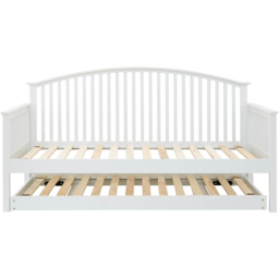 GFW Madrid Single White Wooden Day Bed with Trundle - Wilko - thumbnail 7