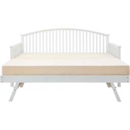 GFW Madrid Single White Wooden Day Bed with Trundle - Wilko - thumbnail 3