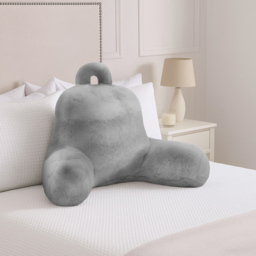 Sweet Dreams Alpine Silver Faux Fur Back Pillow 65 x 55cm - Size: 65 x 55 x 1cm - Wilko - thumbnail 3