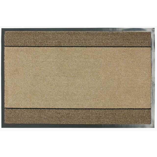 JVL Miracle Barrier Mat Beige 60 x 90cm - JVL Homewares - Wilko - image 1