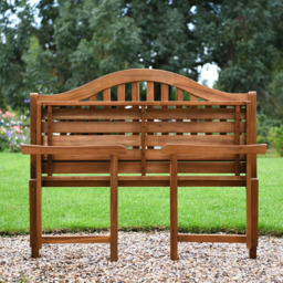 Garden Gear 2 Seater Acacia Folding Bench - Size: 120 x 67 x 20cm - Brown - Wilko - thumbnail 5