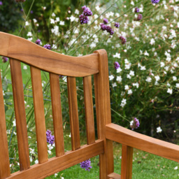 Garden Gear 2 Seater Acacia Folding Bench - Size: 120 x 67 x 20cm - Brown - Wilko - thumbnail 6