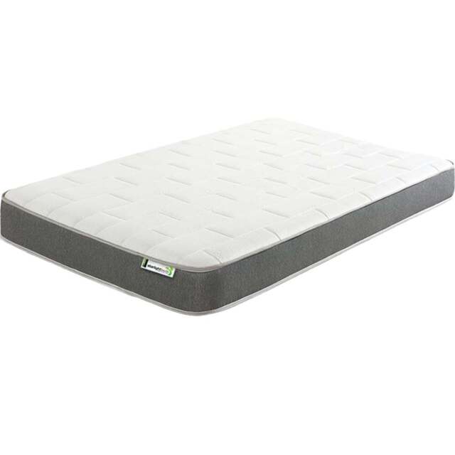 Starlight Beds Deep Double Grey Big Brick Memory Foam and Spring Mattress - Wilko - image 1