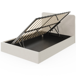 GFW Chiswick Double Natural Ottoman Bed - Cream - Wilko - thumbnail 4