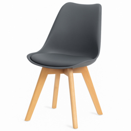 Portland Kosy Koala 4 Seater Modern Glass Dining Set Grey - Wilko - thumbnail 3