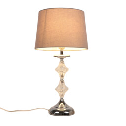 Mila Crystal Table Lamp - Size: 26 x 49 x 26cm - Wilko - thumbnail 3