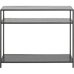 Florence Seaford 2 Shelf Black Console Table - Furniture To Go - Wilko - thumbnail 4