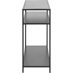 Florence Seaford 2 Shelf Black Console Table - Furniture To Go - Wilko - thumbnail 5