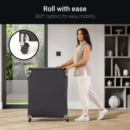 Jay-Be HE70 Single Hideaway Folding Bed with e-Fibre Mattress - Black - Wilko - thumbnail 5
