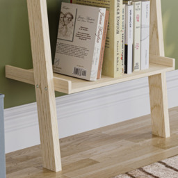 VIDA DESIGNS York 5 Shelf Pine Ladder Bookcase - Brown - Wilko - thumbnail 7