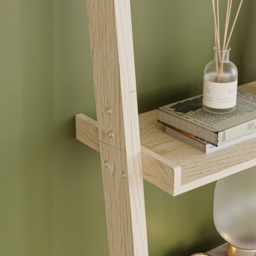 VIDA DESIGNS York 5 Shelf Pine Ladder Bookcase - Brown - Wilko - thumbnail 6
