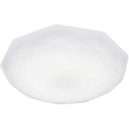 Milagro Hex White LED Ceiling Lamp 230V - Size: 36 x 36 x 8cm - Wilko - thumbnail 1