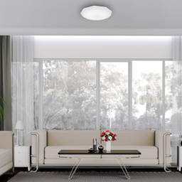 Milagro Hex White LED Ceiling Lamp 230V - Size: 36 x 36 x 8cm - Wilko - thumbnail 6