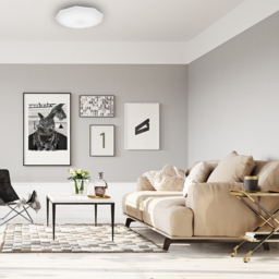 Milagro Hex White LED Ceiling Lamp 230V - Size: 36 x 36 x 8cm - Wilko - thumbnail 5