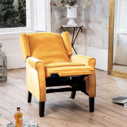 Artemis Home Barksdale Yellow Recliner Armchair - Size: Single - Wilko - thumbnail 7