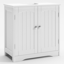 Colorado White 2 Door Undersink Bathroom Cabinet - Size: 60 x 60 x 29.5cm - MCC - Wilko - thumbnail 3