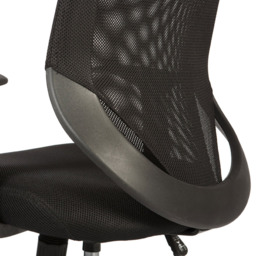 Teknik Office Nova Mesh Operator Chair - Size: 44 x 49 x 50cm - Black - Wilko - thumbnail 6