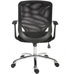 Teknik Office Nova Mesh Operator Chair - Size: 44 x 49 x 50cm - Black - Wilko - thumbnail 4