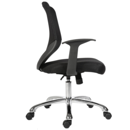 Teknik Office Nova Mesh Operator Chair - Size: 44 x 49 x 50cm - Black - Wilko - thumbnail 5