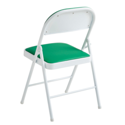 Set of 4 Green Padded Folding Metal Dining Chairs - MCC - Wilko - thumbnail 5
