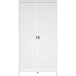 Florence Barcelona 2 Door White Wardrobe - Wilko - thumbnail 4