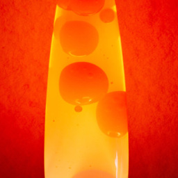 Global Gizmos Yellow Liquid and Red Wax Lava Lamp 16 inch - Size: 41.5 x 9.8 x 9.8cm - Multi - Wilko - thumbnail 4