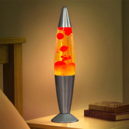 Global Gizmos Yellow Liquid and Red Wax Lava Lamp 16 inch - Size: 41.5 x 9.8 x 9.8cm - Multi - Wilko - thumbnail 5