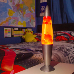 Global Gizmos Yellow Liquid and Red Wax Lava Lamp 16 inch - Size: 41.5 x 9.8 x 9.8cm - Multi - Wilko - thumbnail 3