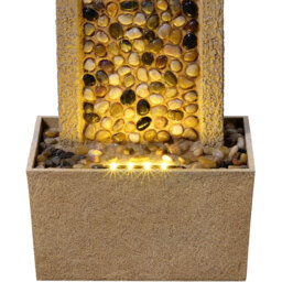 Teamson Home Brown River Rock Water Outdoor Fountain 36 inch - Size: 91.95 x 21.59 x 33.78cm - Wilko - thumbnail 6