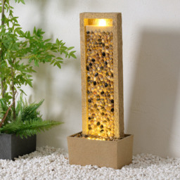 Teamson Home Brown River Rock Water Outdoor Fountain 36 inch - Size: 91.95 x 21.59 x 33.78cm - Wilko - thumbnail 4