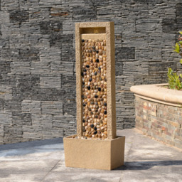 Teamson Home Brown River Rock Water Outdoor Fountain 36 inch - Size: 91.95 x 21.59 x 33.78cm - Wilko - thumbnail 3