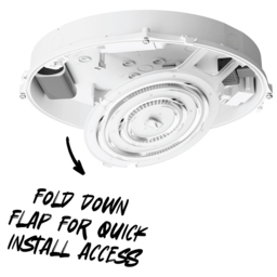 TCP Bulkhead Wall and Ceiling Light - Size: 7.5 x 30 x 30cm - White - Wilko - thumbnail 6