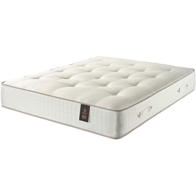Aspire Small Single Natural Dual Sided Pocket Mattress - White - Wilko - image 1